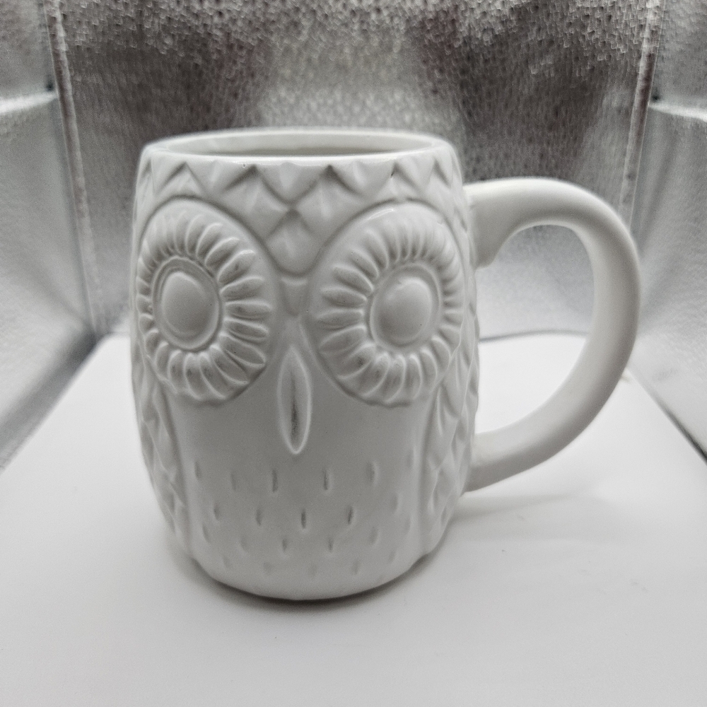 White Owl Maud Borup Ceramic Mug
